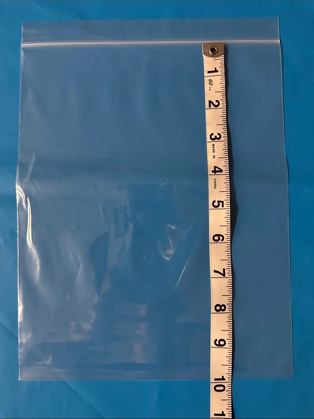 Clear Zip Top Poly Bags 8